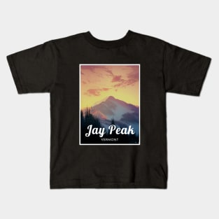 Jay Peak Vermont United States ski Kids T-Shirt